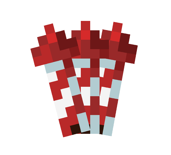 Three fireworks